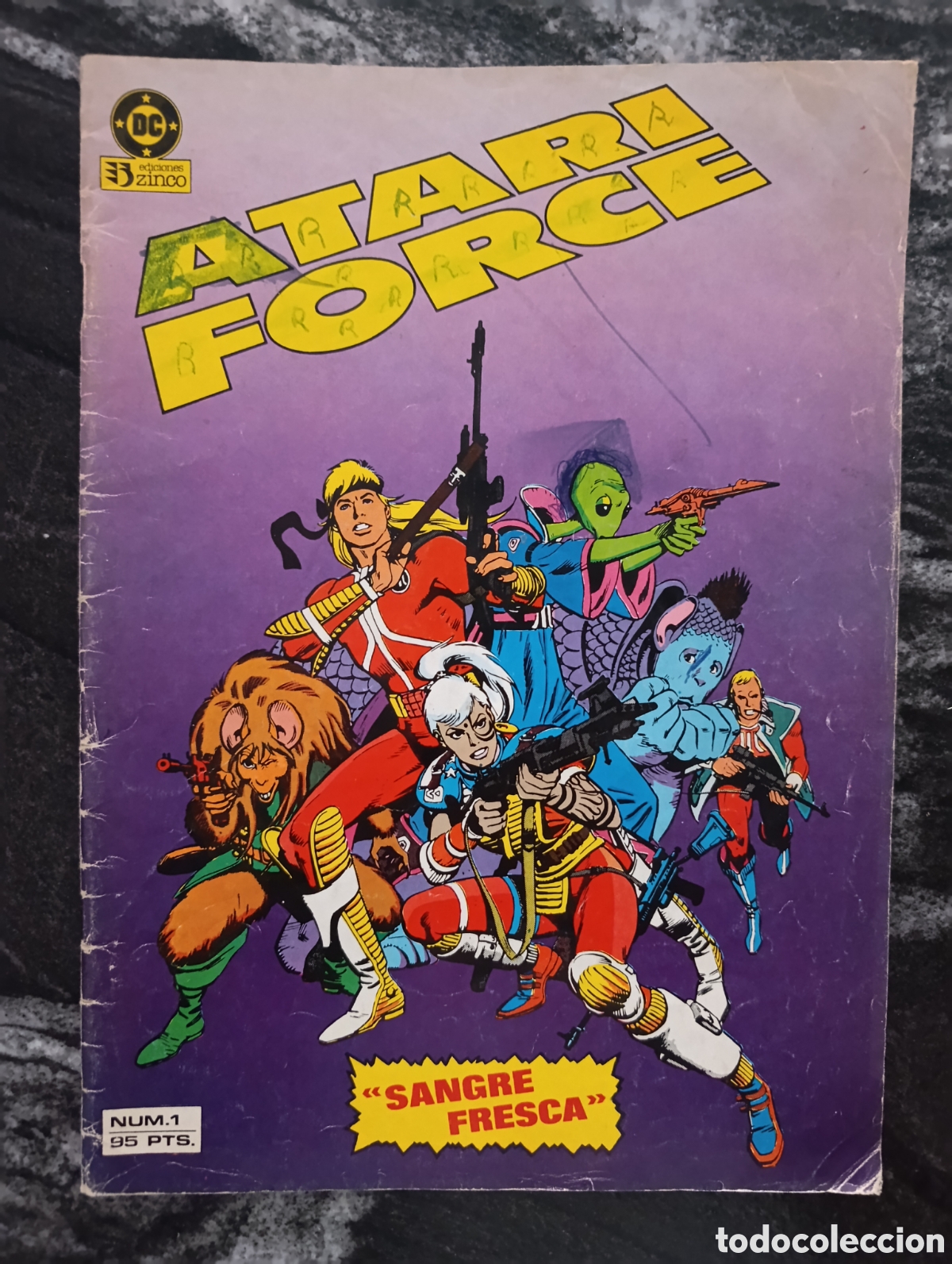 C&oacute;mics: ATARI FORCE. N. 1. Edit ZINCO.