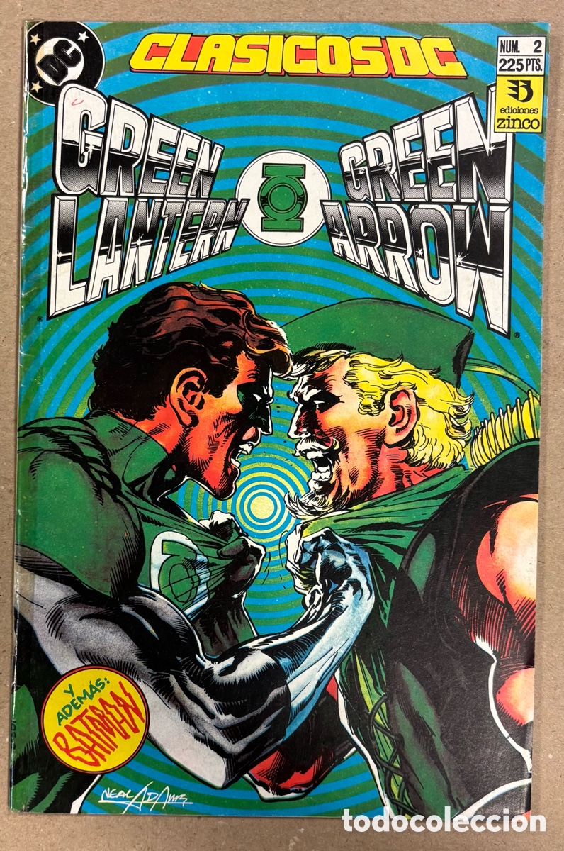 C&oacute;mics: GREEN LANTERN & GREEN ARROW N&deg;2 (CL&Aacute;SICOS DC EDICIONES ZINCO).