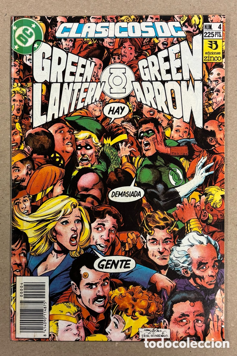 C&oacute;mics: GREEN LANTERN & GREEN ARROW N&deg; 4 (CL&Aacute;SICOS DC EDICIONES ZINCO). - Foto 1
