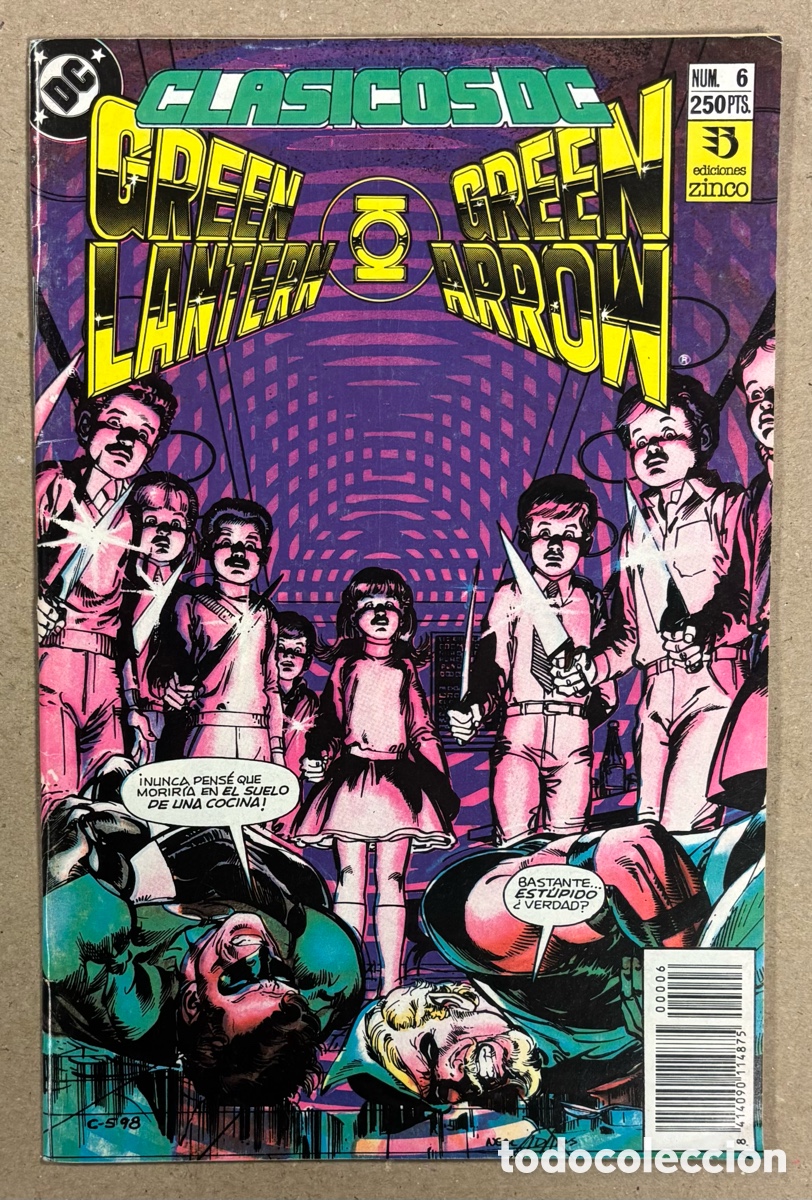 C&oacute;mics: GREEN LANTERN & GREEN ARROW N&deg; 6 (CL&Aacute;SICOS DC EDICIONES ZINCO). - Foto 1