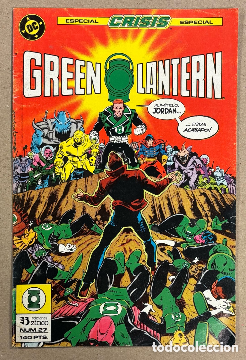 C&oacute;mics: GREEN LANTERN N&deg; 27 (DC EDICIONES ZINCO). ESPECIAL CRISIS.