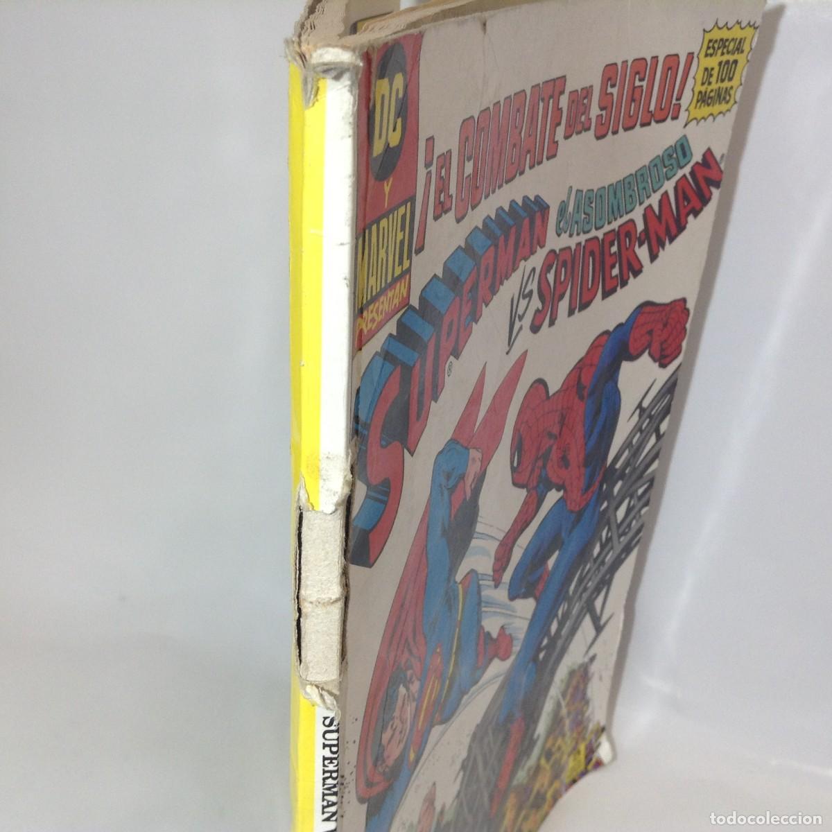 C&oacute;mics: DC Y MARVEL PRESENTAN: SUPERMAN VS EL ASOMBROSO SPIDERMAN - 1976 **EDICIONES ZIN** - Foto 4