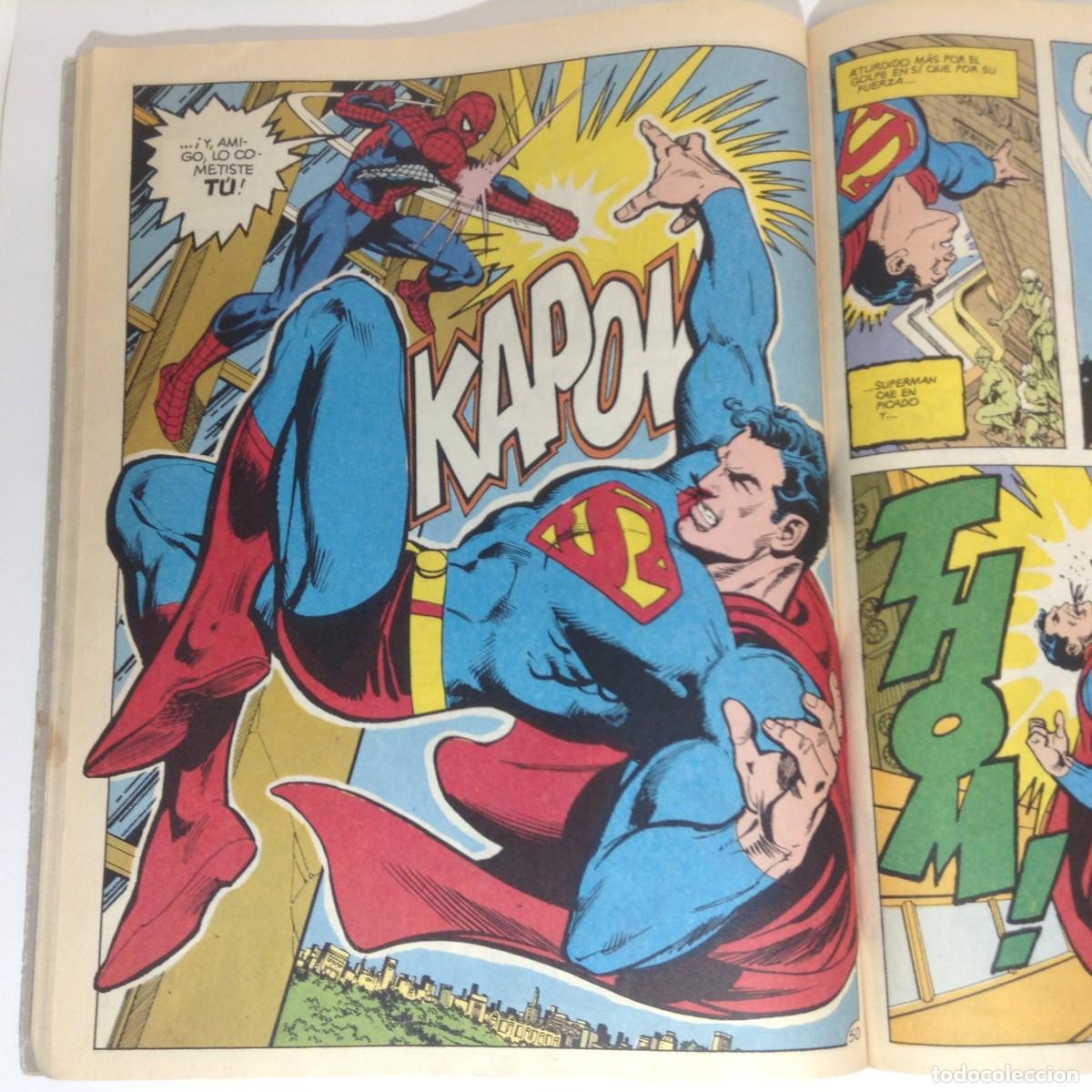 C&oacute;mics: DC Y MARVEL PRESENTAN: SUPERMAN VS EL ASOMBROSO SPIDERMAN - 1976 **EDICIONES ZIN** - Foto 13
