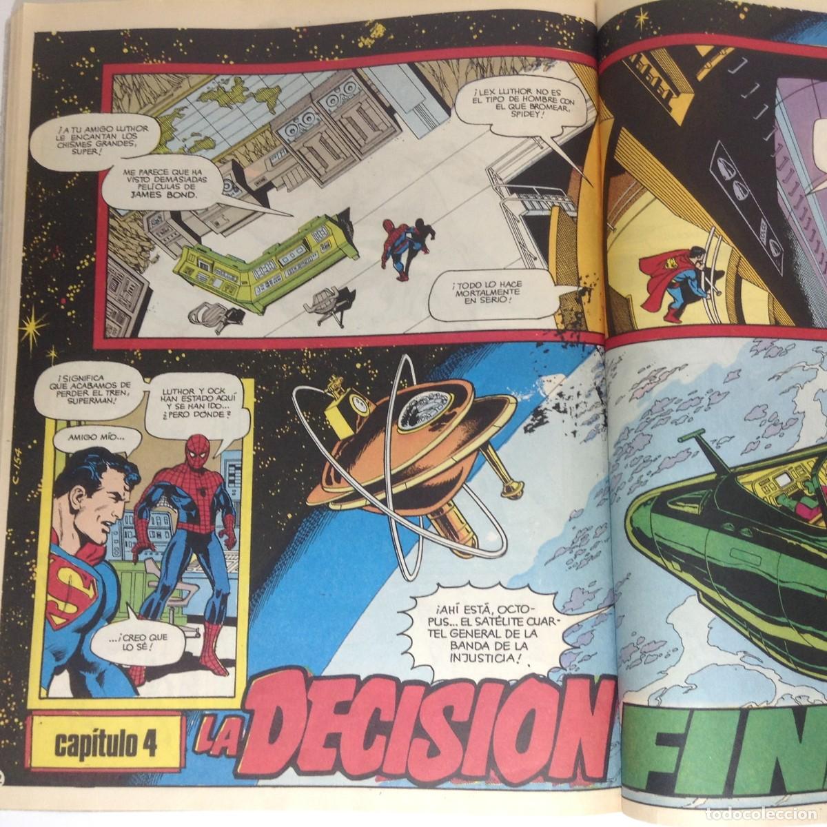 C&oacute;mics: DC Y MARVEL PRESENTAN: SUPERMAN VS EL ASOMBROSO SPIDERMAN - 1976 **EDICIONES ZIN** - Foto 14
