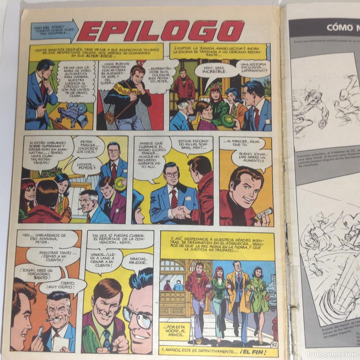 C&oacute;mics: DC Y MARVEL PRESENTAN: SUPERMAN VS EL ASOMBROSO SPIDERMAN - 1976 **EDICIONES ZIN** - Foto 15