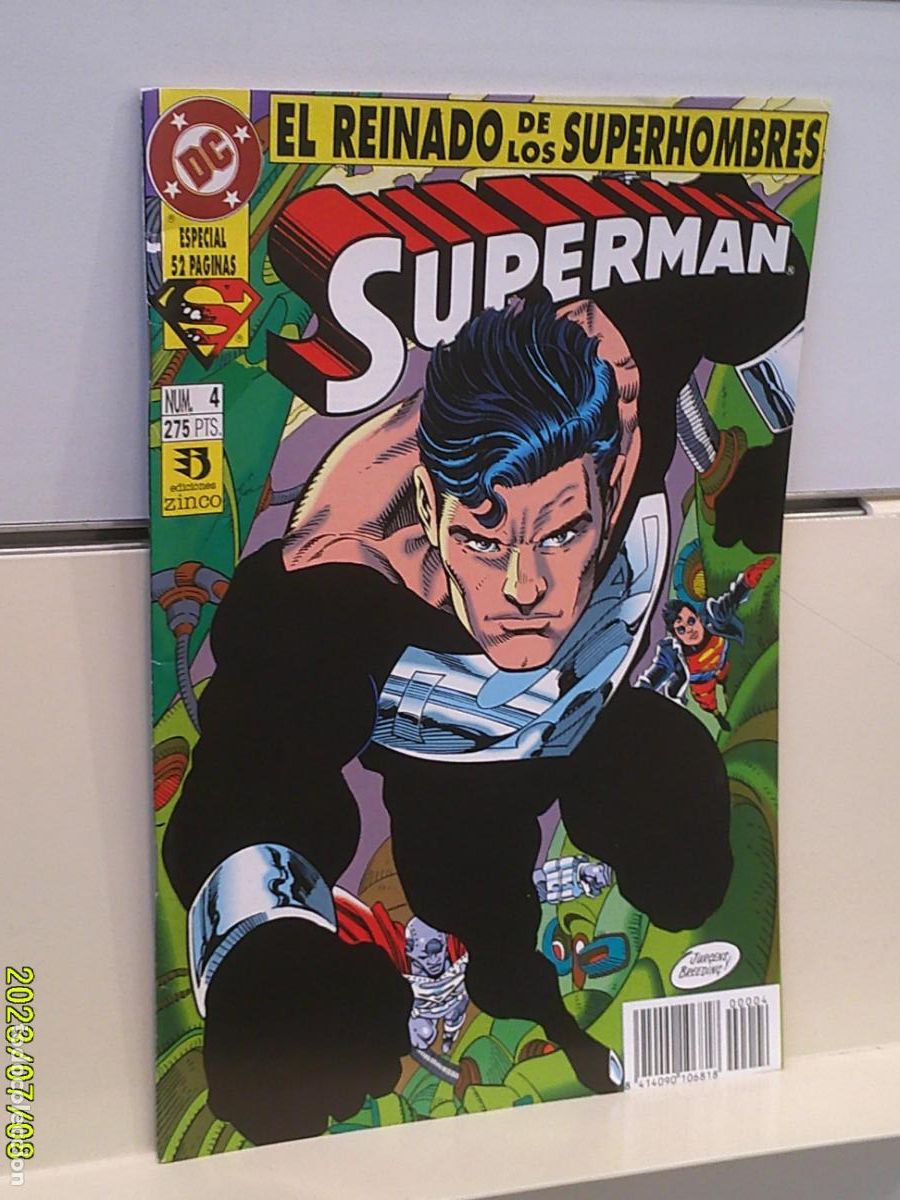 C&oacute;mics: SUPERMAN EL HOMBRE DE ACERO N&ordm; 4 - ZINCO