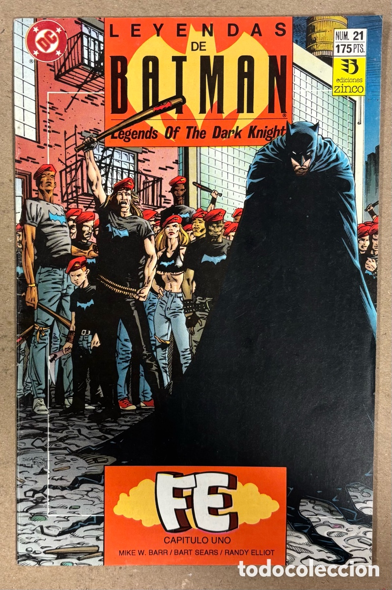 C&oacute;mics: LEYENDAS DE BATMAN N&deg; 21 (DC EDICIONES ZINCO). FE. CAP&Iacute;TULO UNO.