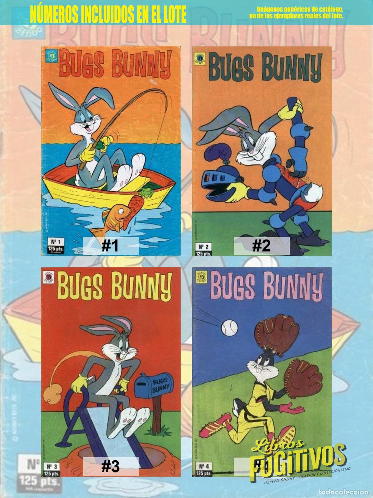 C&oacute;mics: BUGS BUNNY 1 A 4. RETAPADO. Zinco, 1987 - Foto 3