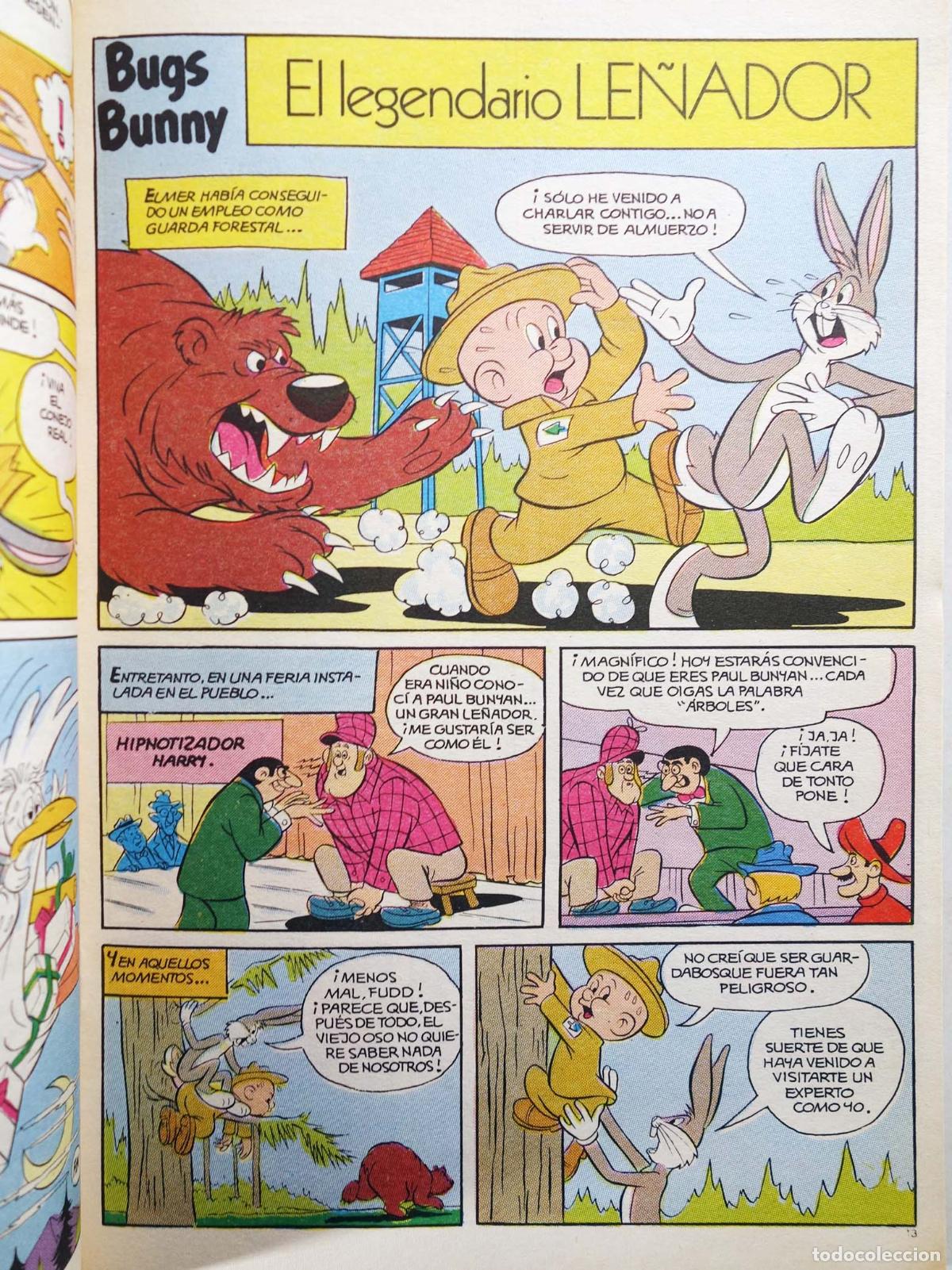 C&oacute;mics: BUGS BUNNY 5 A 9. RETAPADO. Zinco, 1987 - Foto 5