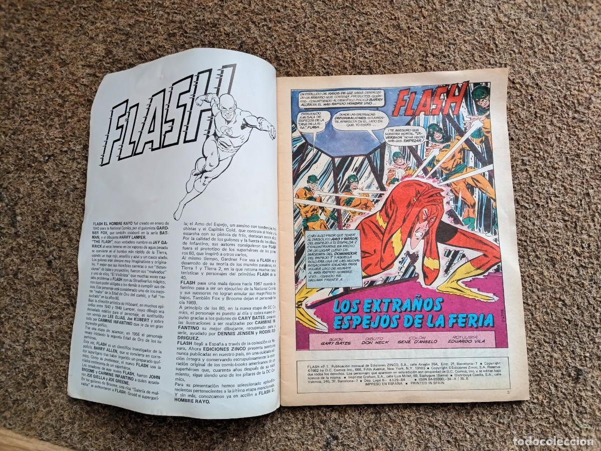 C&oacute;mics: Flash. Ediciones Zinco. DC. N&deg; 1. Buen estado - Foto 2