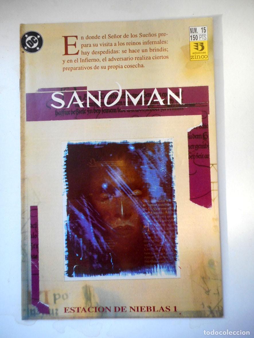 C&oacute;mics: SANDMAN N&ordm;15 ESTACI&Oacute;N DE NIEBLAS 1 (ZINCO-DICIEMBRE 1992) NEIL GAIMAN - KELLEY JONES