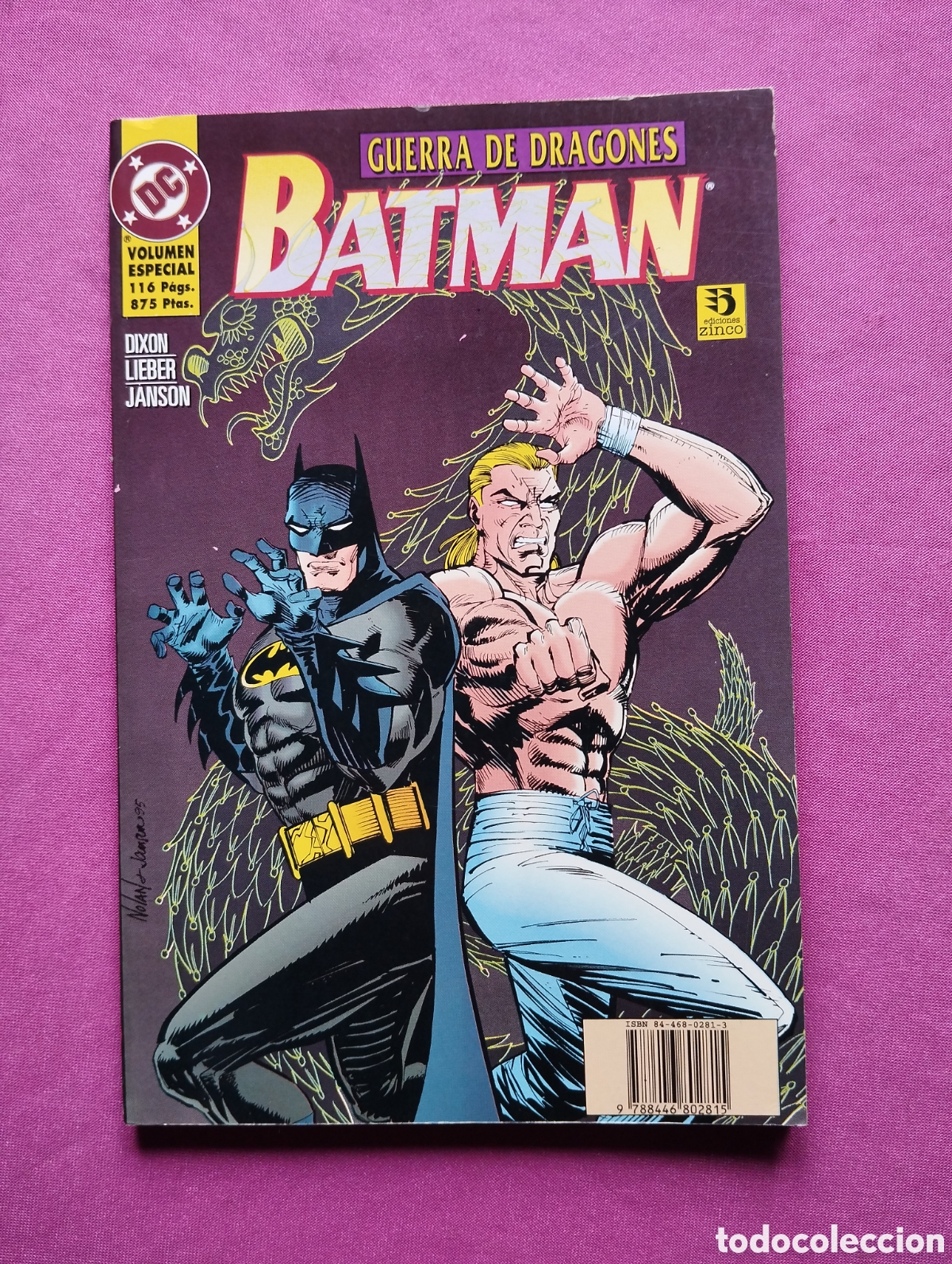 Comics: BATMAN GUERRA DE DRAGONES HISTORIA COMPLETA ZINCO L19 5