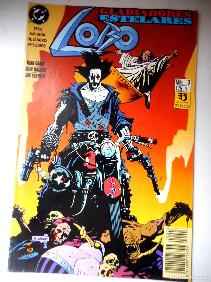 C&oacute;mics: LOBO GLADIADORES ESTELARES N&ordm;3 (ZINCO -1993) ALANT GRANT- JOHN WAGNER- CAM KENNEDY