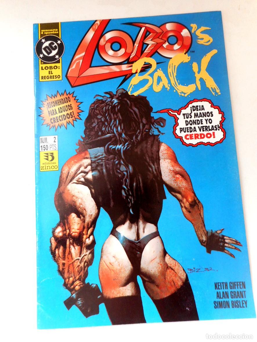 C&oacute;mics: LOBO: EL REGRESO N&ordm;2 (ZINCO-1992) ALANT GRANT - SIMON BISLEY