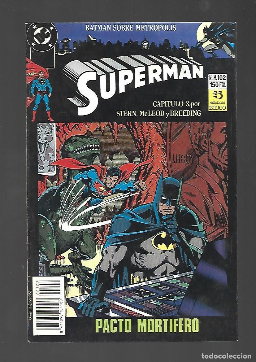 C&oacute;mics: Superman, 102, 1991, Zinco, muy buen estado