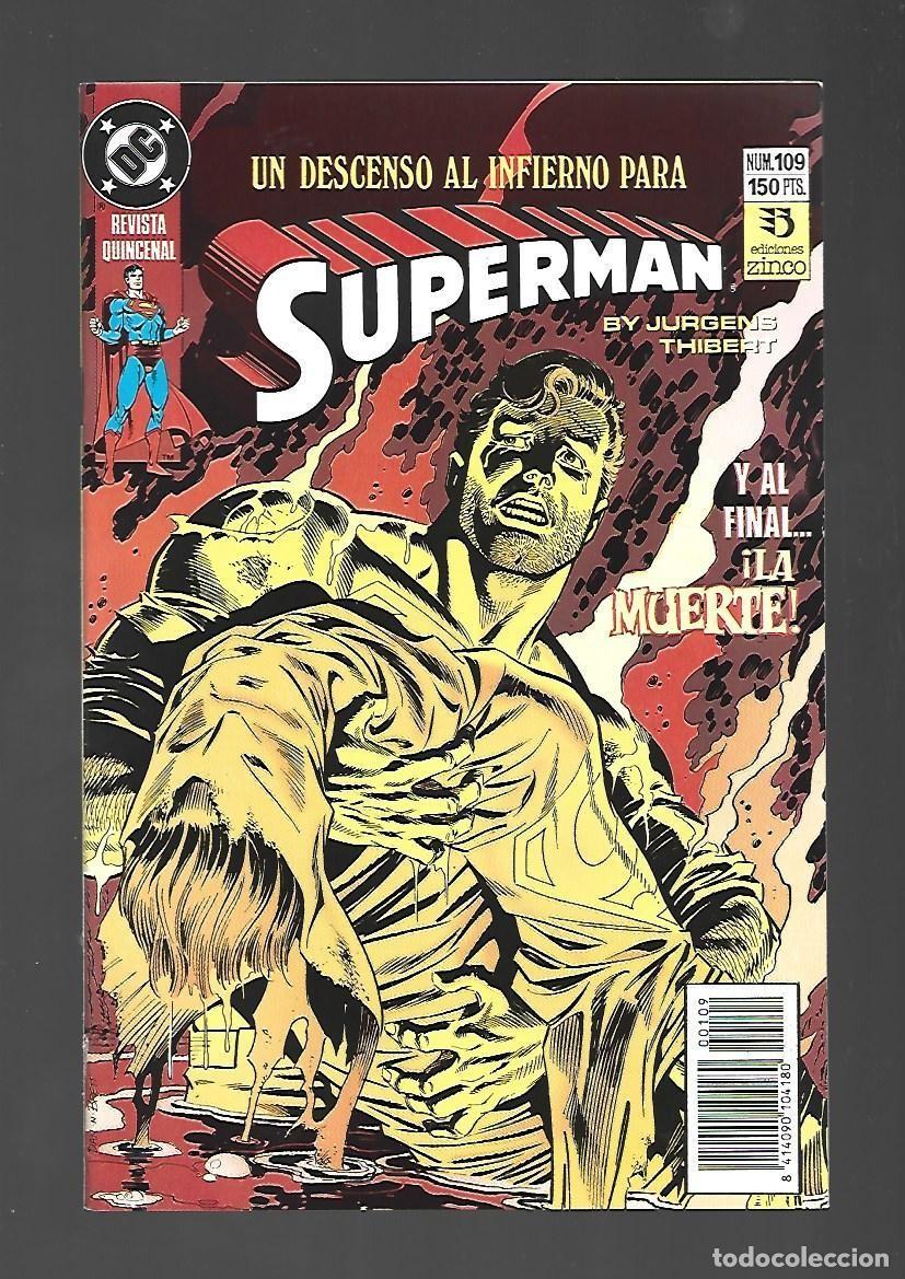 C&oacute;mics: Superman, 109, 1991, Zinco, muy buen estado