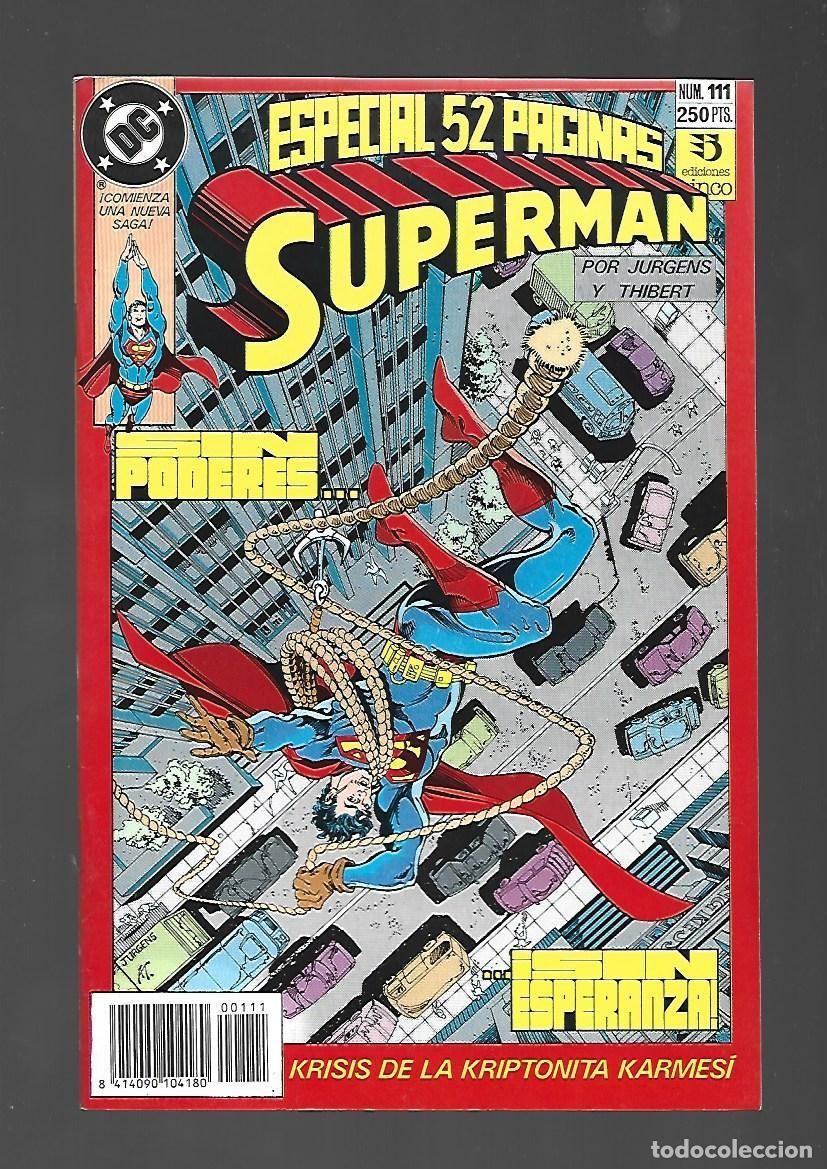 C&oacute;mics: Superman, 111, 1992, Zinco, muy buen estado