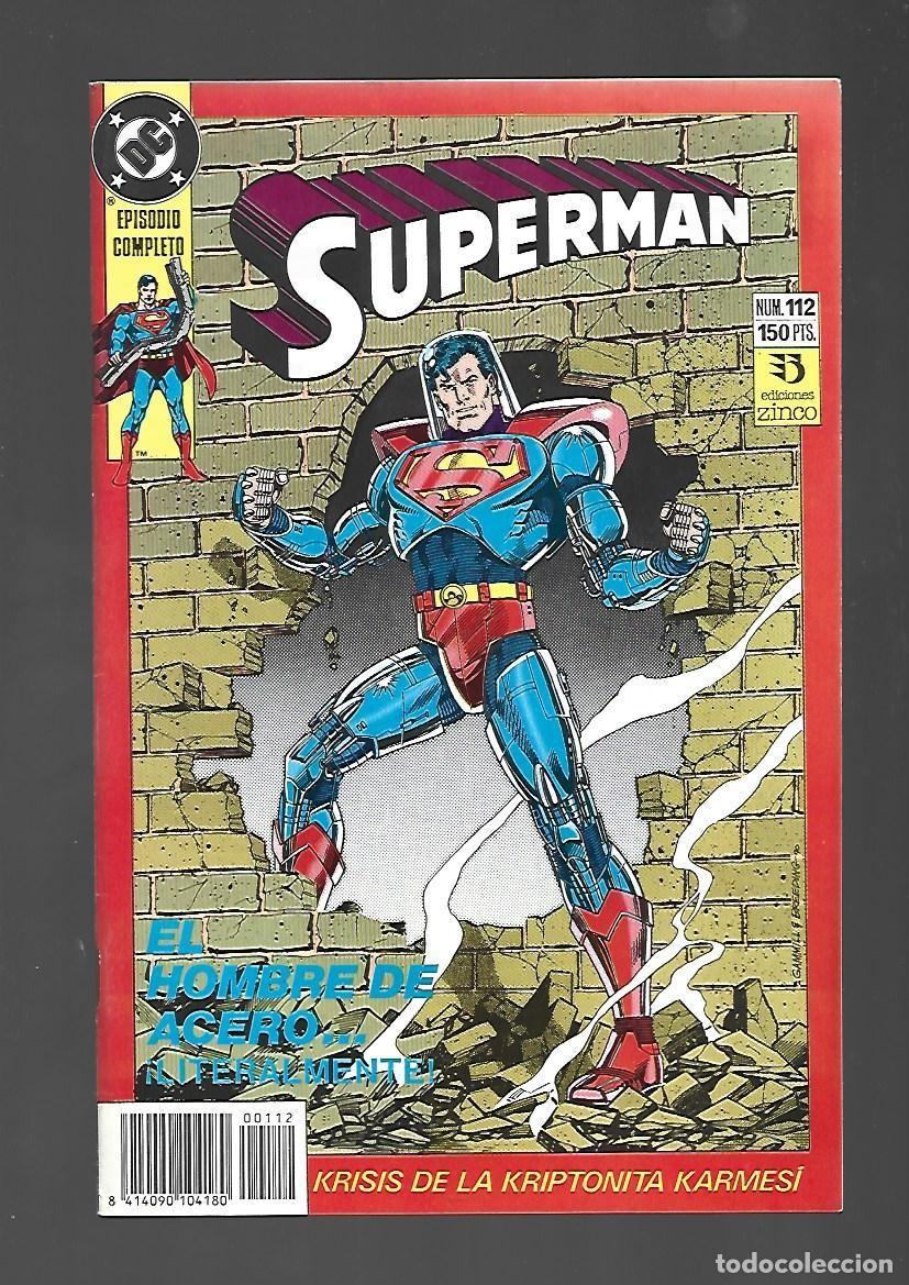 C&oacute;mics: Superman, 112, 1992, Zinco, muy buen estado