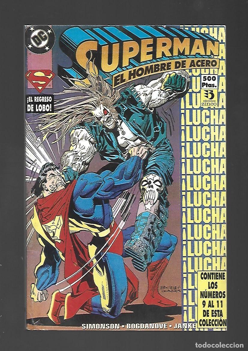C&oacute;mics: Superman, tomo retpado, 40, (9 a 11), 1994, Zinco, muy buen estado
