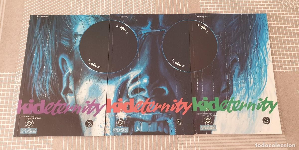 C&oacute;mics: KID ETERNITY de Grant Morrison. Colecci&oacute;n completa de 3 tomos Ediciones Zinco 1992