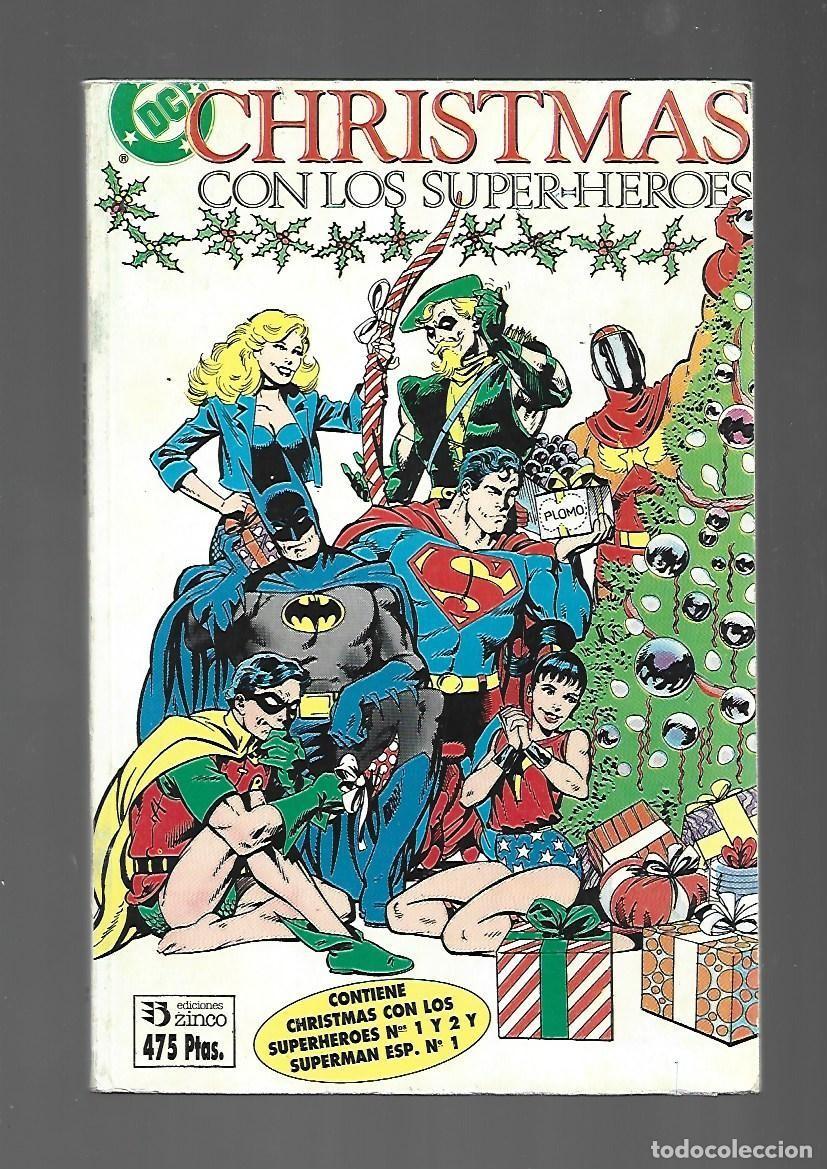 C&oacute;mics: Superman, tomo retapado 37 (Christmas Superheroes 1, 2+ Superman especial 1), 1993, Zinco, muy buen