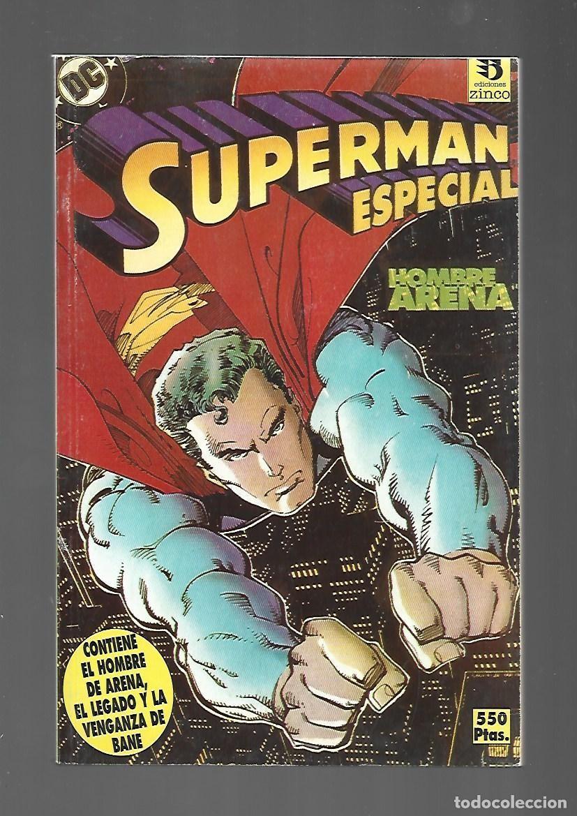 C&oacute;mics: Superman, tomo retapado 36 (Hombre de arena, legado, Venganza Bane), 1993, Zinco, muy buen estado
