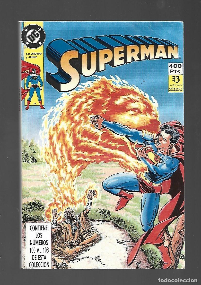 C&oacute;mics: Superman, tomo retapado, 29 (100 a 103), 1992, Zinco, muy buen estado