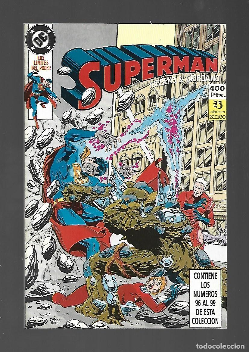 C&oacute;mics: Superman, tomo retapado, 28 (96 al 99), 1991, Zinco, muy buen estado