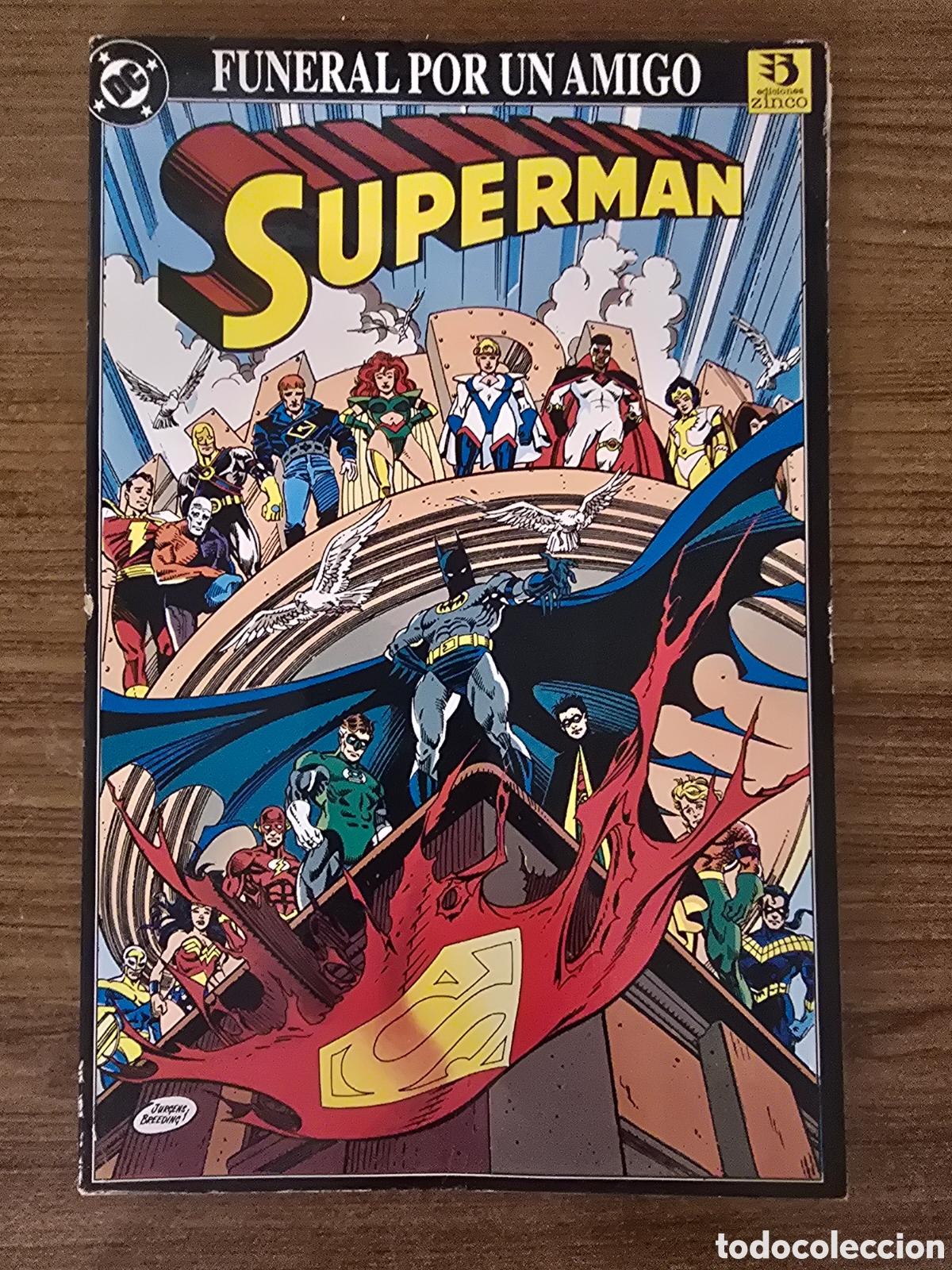 Comics: FUNERAL POR UN AMIGO,SUPERMAN,(DC COMICS-ZINCO)