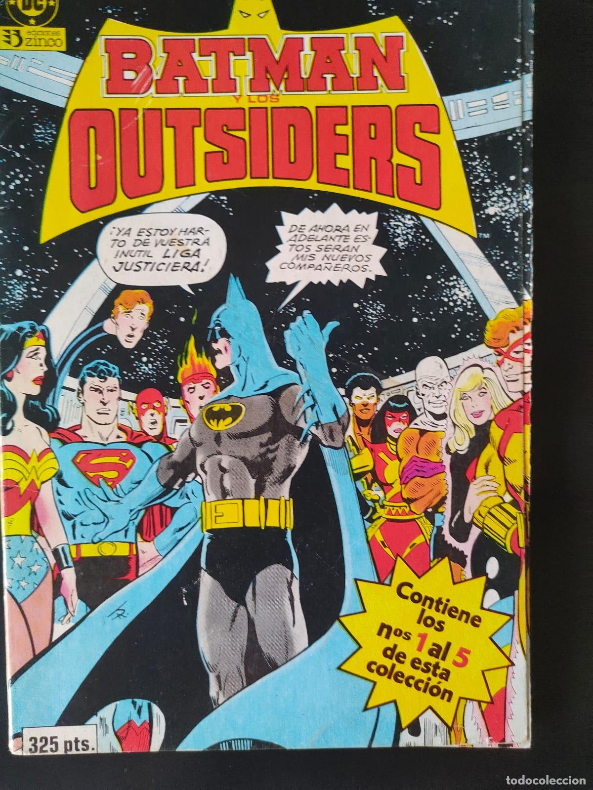 C&oacute;mics: BATMAN Y LOS OUTSIDERS NUMERO 1