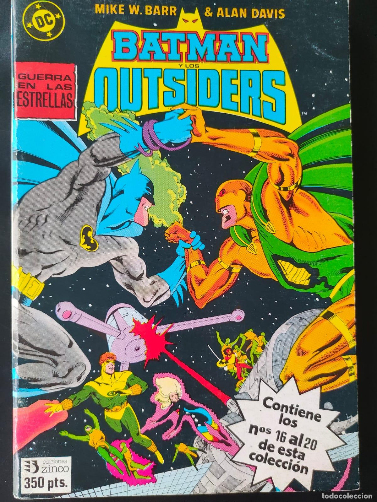 C&oacute;mics: BATMAN Y LOS OUTSIDERS RETAPADO DEL 16 AL 20