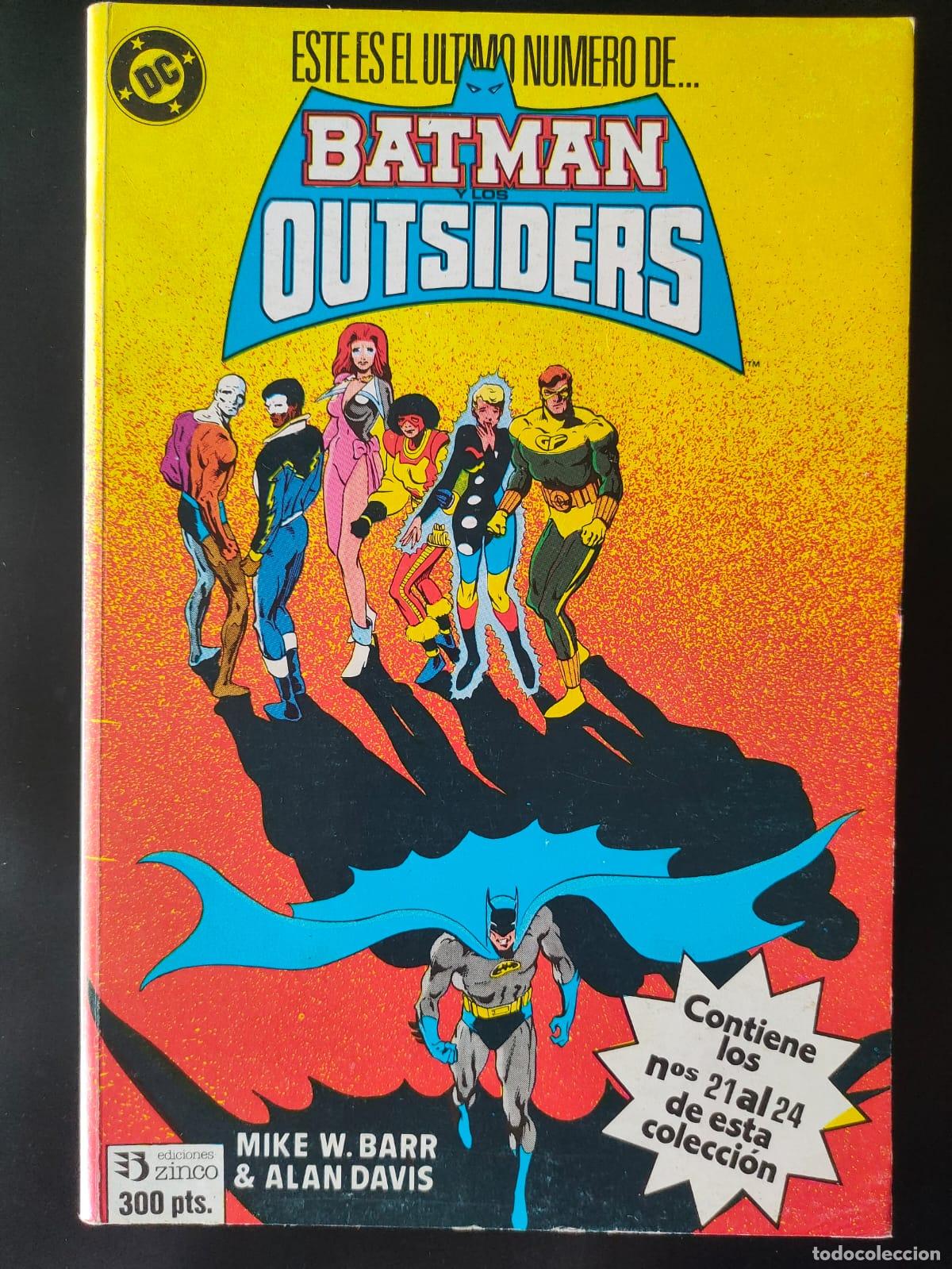 C&oacute;mics: BATMAN Y LOS OUTSIDERS RETAPADO DEL 21 AL 24