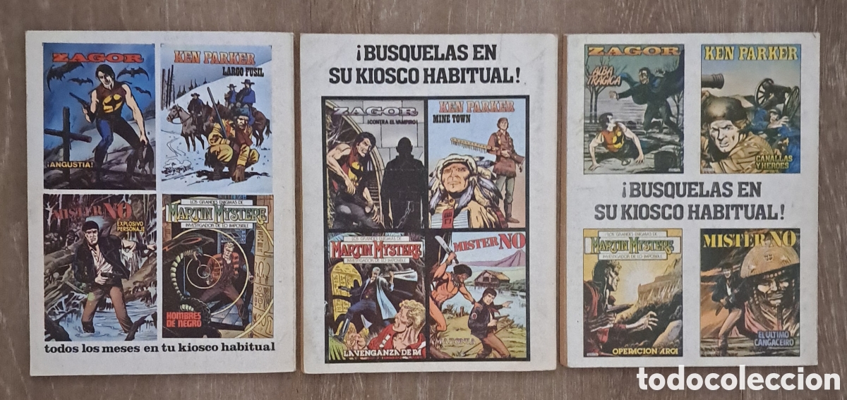 C&oacute;mics: ZAGOR. N&uacute;meros 1, 2, 3 -Ediciones Zinco, 1982- - Foto 2