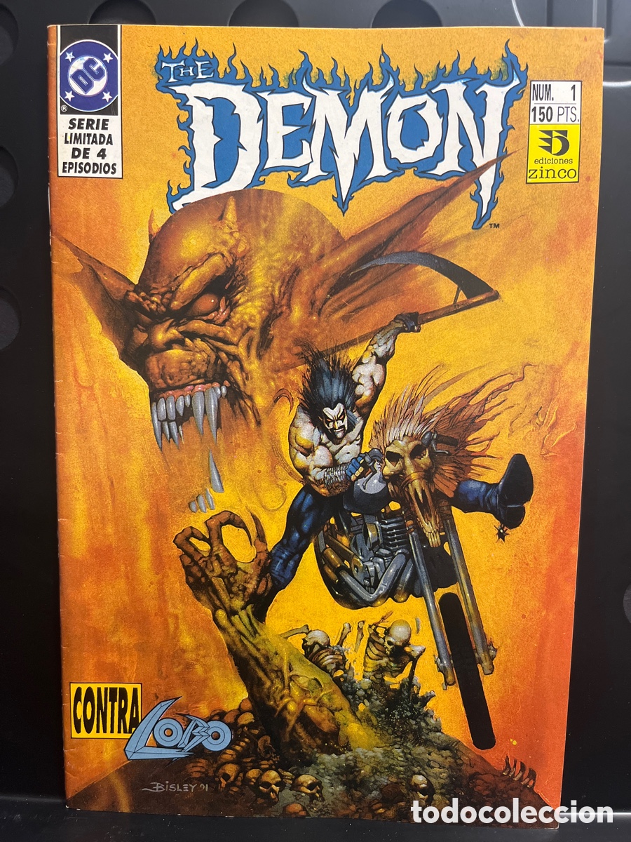 C&oacute;mics: THE DEMON Vs LOBO N.1 CONTRA LOBO DC ( 1992/1993 )