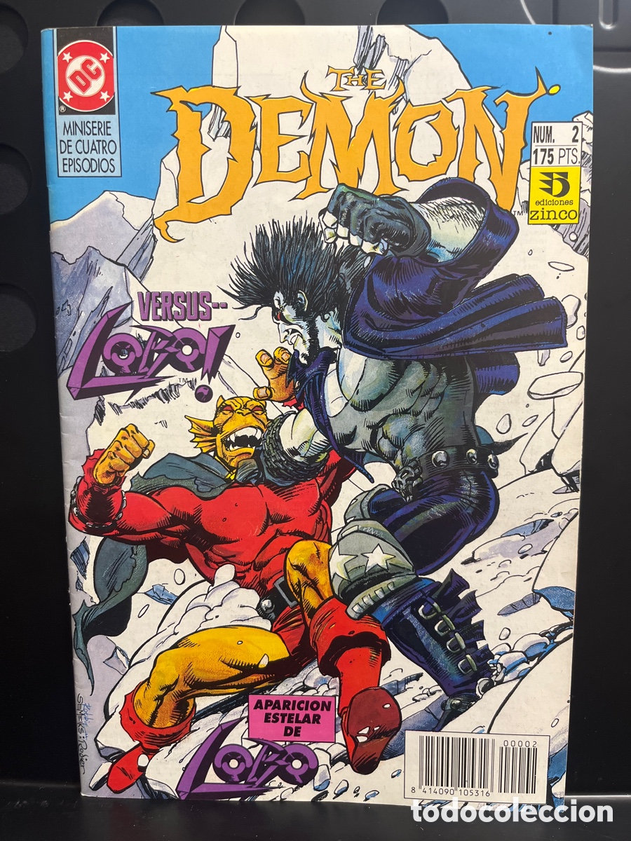 C&oacute;mics: THE DEMON Vs LOBO N.2 APARICI&Oacute;N ESTELAR DE LOBO DC ( 1992/1993 )