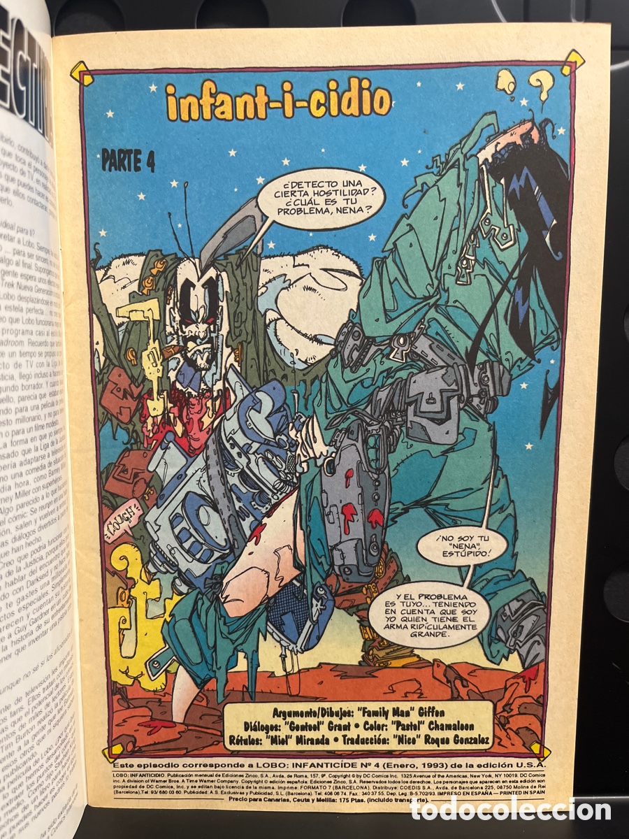 C&oacute;mics: LOBO N.4 INFANTICIDIO DC ( 1993 ) - Foto 3