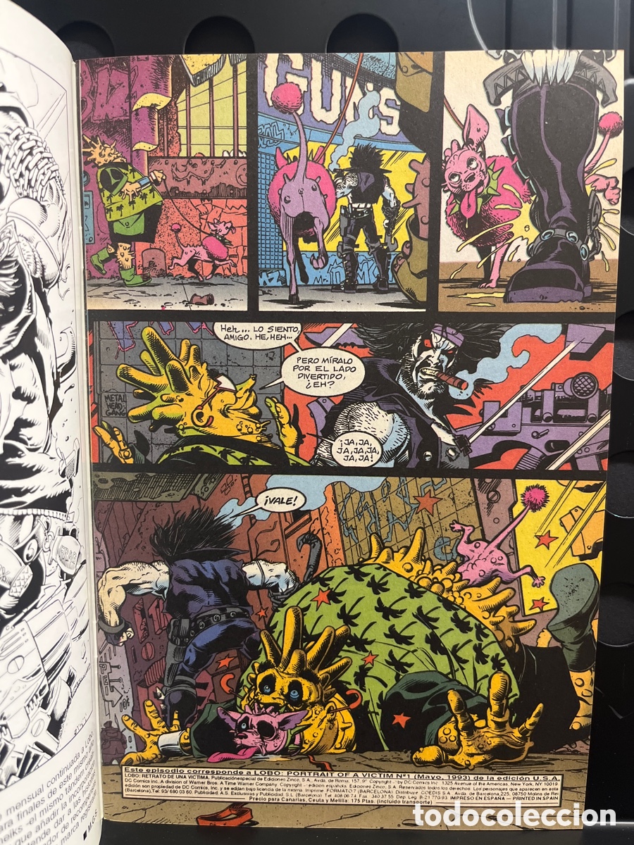 C&oacute;mics: LOBO : RETRATO DE UNA V&Iacute;CTIMA DC ( 1993 ) - Foto 3