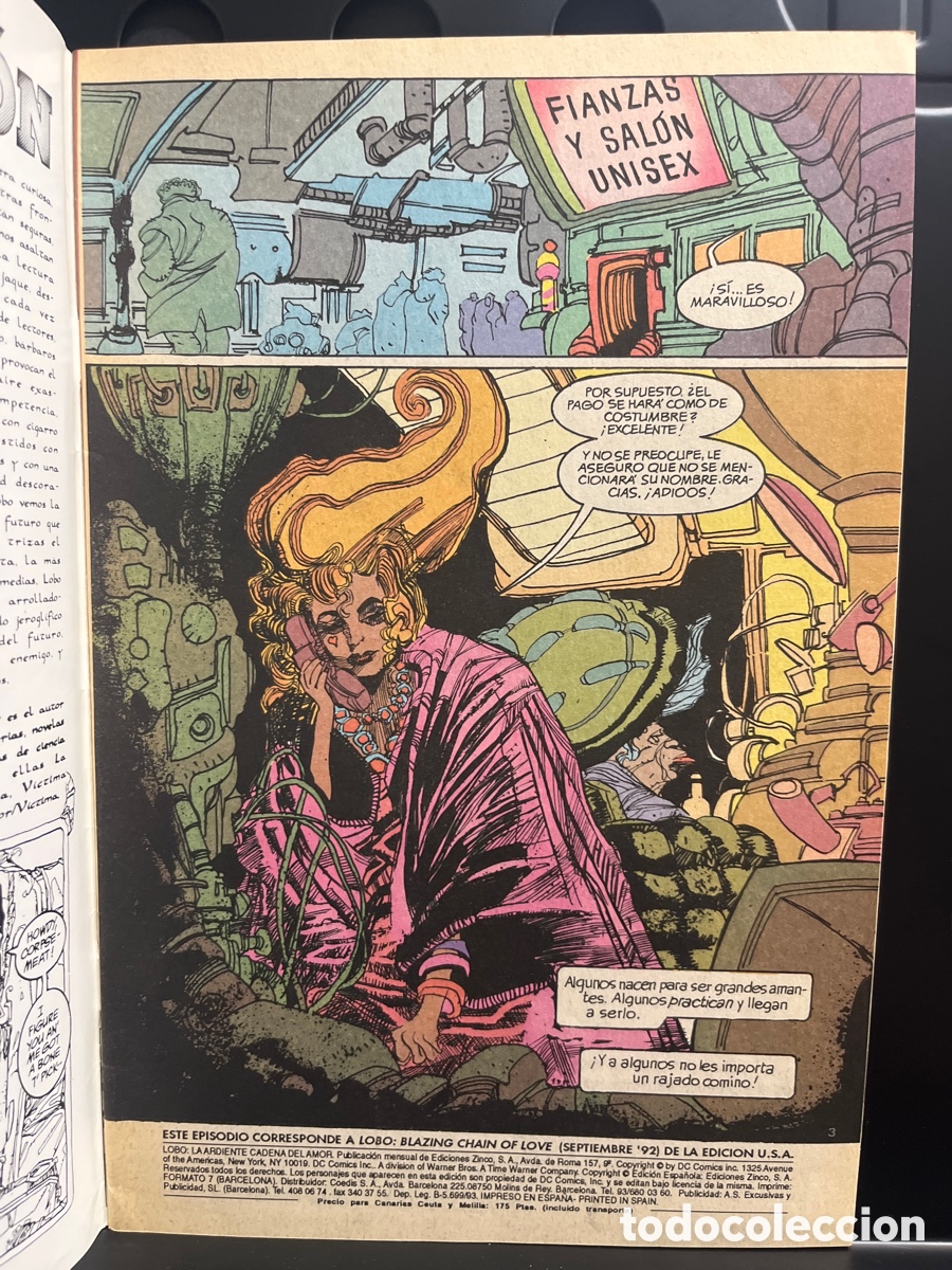 C&oacute;mics: LOBO : LA ARDIENTE CADENA DEL AMOR DC ( 1993 ) - Foto 3