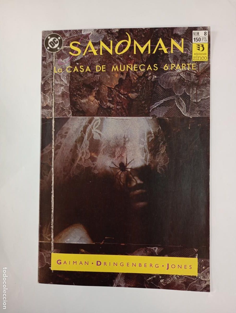 C&oacute;mics: SANDMAN N&ordm; 8. LA CASA DE MU&Ntilde;ECAS 6&ordf; PARTE. EDICIONES ZINCO. TDKR95