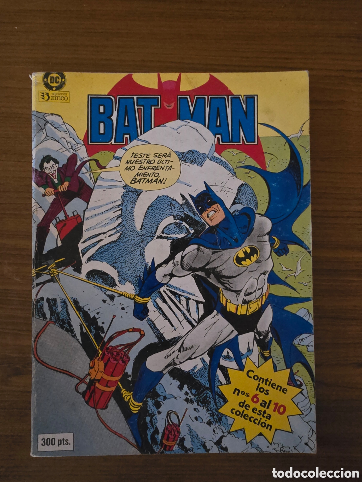 C&oacute;mics: BATMAN,NUMERO 6 AL 10(DC-ZINCO EDICIONES)