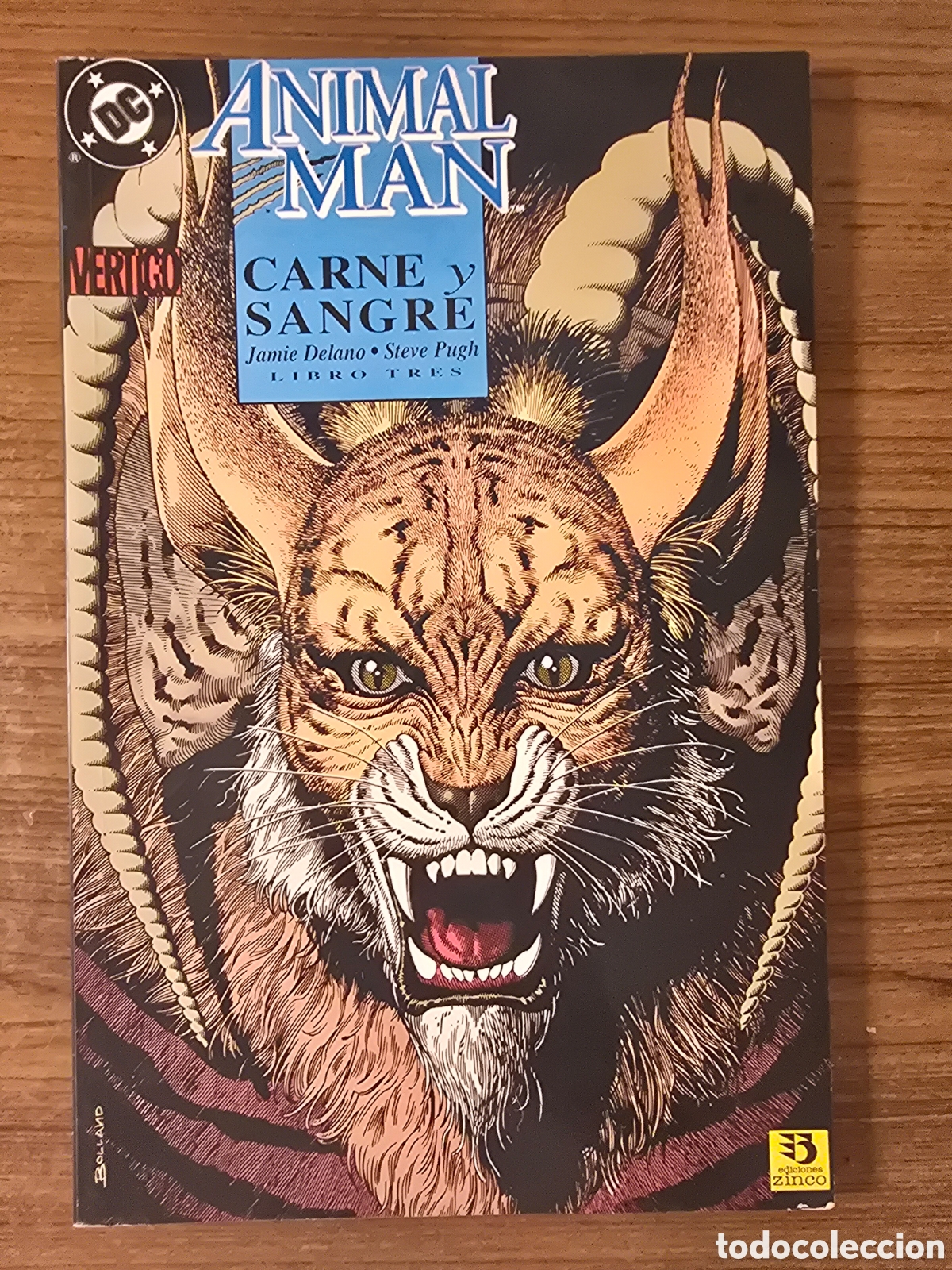 C&oacute;mics: ANIMAL MAN,CARNE Y SANGRE,(VERTIGO-EDICIONES ZINCO)