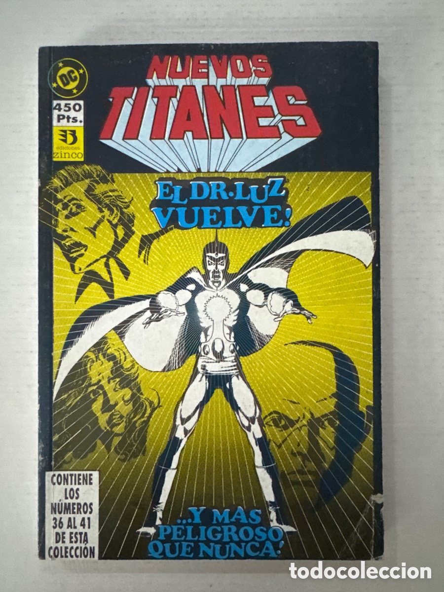 C&oacute;mics: NUEVOS TITANES #8 TOMO RETAPADO con los n. 36 al 41 Vol2 ZINCO