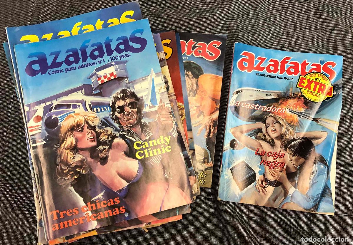 C&oacute;mics: AZAFATAS COMIC PARA ADULTOS N&ordm; 1 AL 7, 11 AL 20, 23 AL 28, 30, 31, 33 AL 35 + EXTRA 1