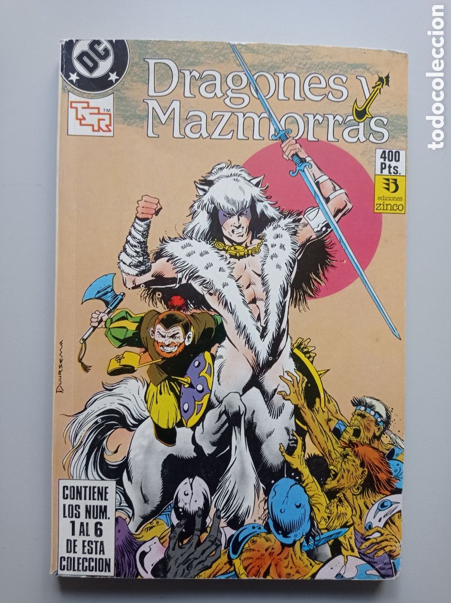 C&oacute;mics: DRAGONES Y MAZMORRAS. 6 N&Uacute;MEROS EN VOLUMEN RETAPADO.
