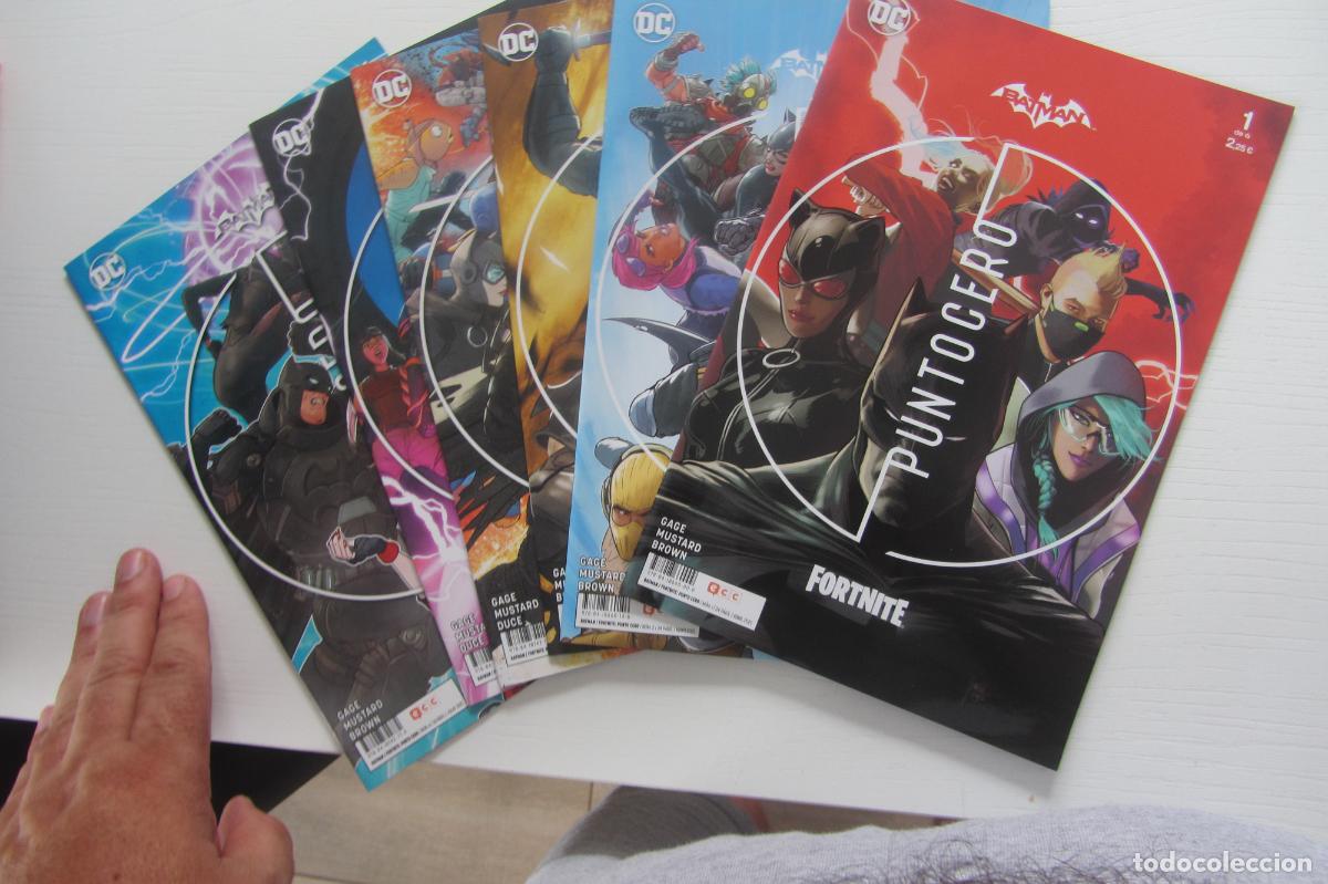 Comics : COMPLETA BATMAN FORTNITE PUNTO CERO DEL 1 AL 6 (C&Oacute;DIGOS USADOS) 2021 ECC DE KIOSKO ARX376