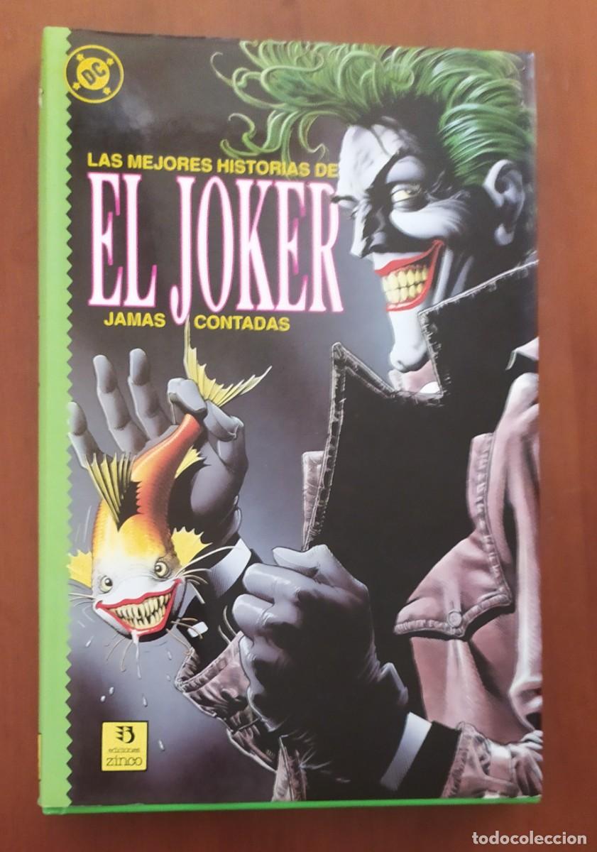 C&oacute;mics: Las mejores historias de el Joker. Ediciones Zinco 1989 tapa dura