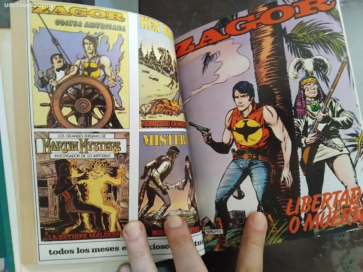 C&oacute;mics: ZAGOR. DOS TOMOS ENCUADERNADOS, CONTENIENDO LOS NROS. DEL 1 AL 10. ZINCO, 1982.(B/29.RUM)
