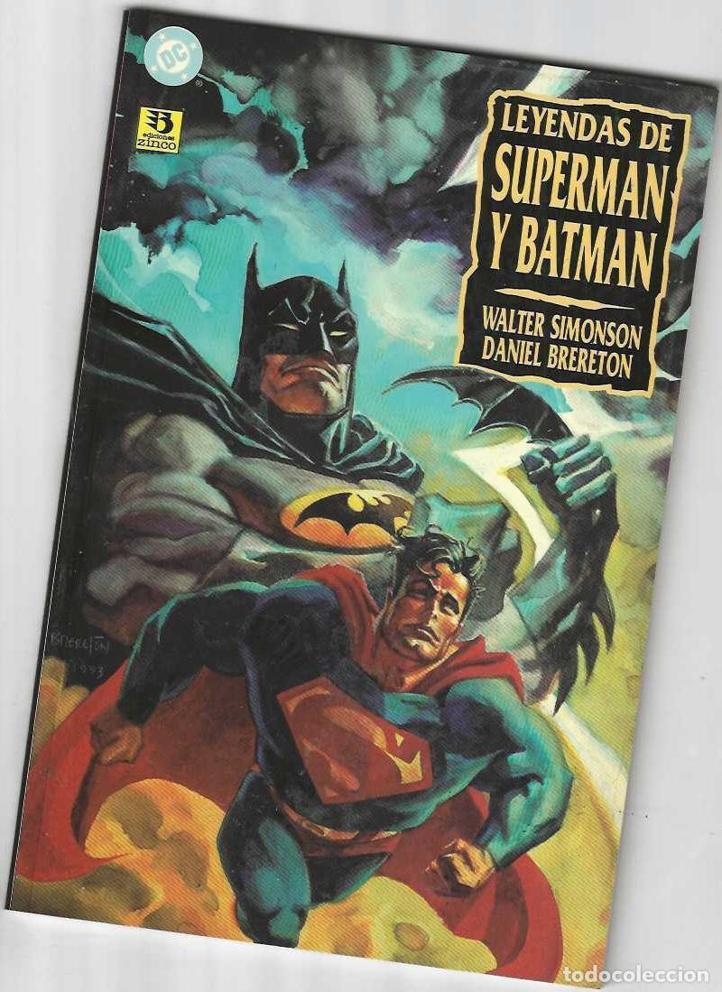 C&oacute;mics: LEYENDAS DE SUPERMAN Y BATMAN - 3 TOMOS - COMPLETA - ZINCO - MUY BUEN ESTADO