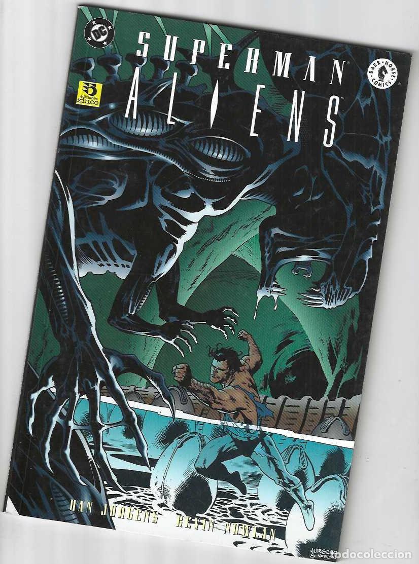 Comics : SUPERMAN / ALIENS - ZINCO - 3 TOMOS - COMPLETA - MUY BUEN ESTADO