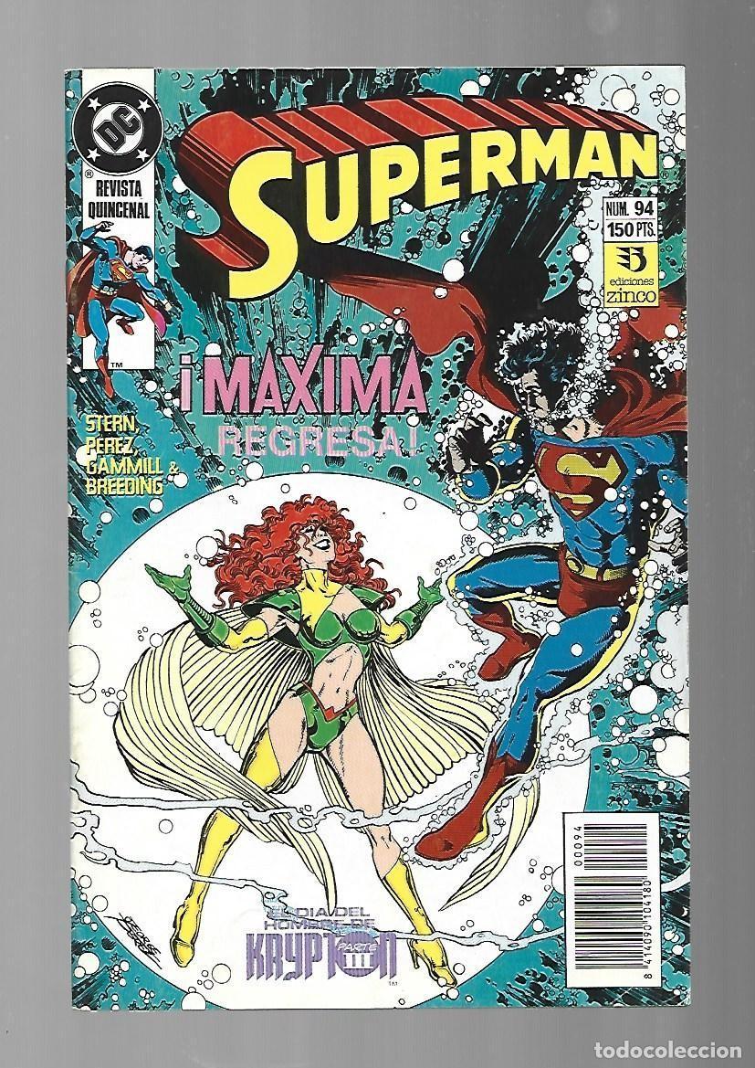 C&oacute;mics: Superman, 94, 1991, Zinco, muy buen estado